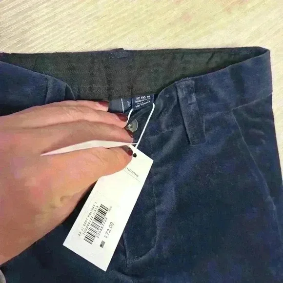 The velvet party suit and pants Janie and Jack size 12-18m NWT - Picture 8 of 9